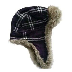 Target Girls  Kids Youth 8-16 purple Laplander winter hat